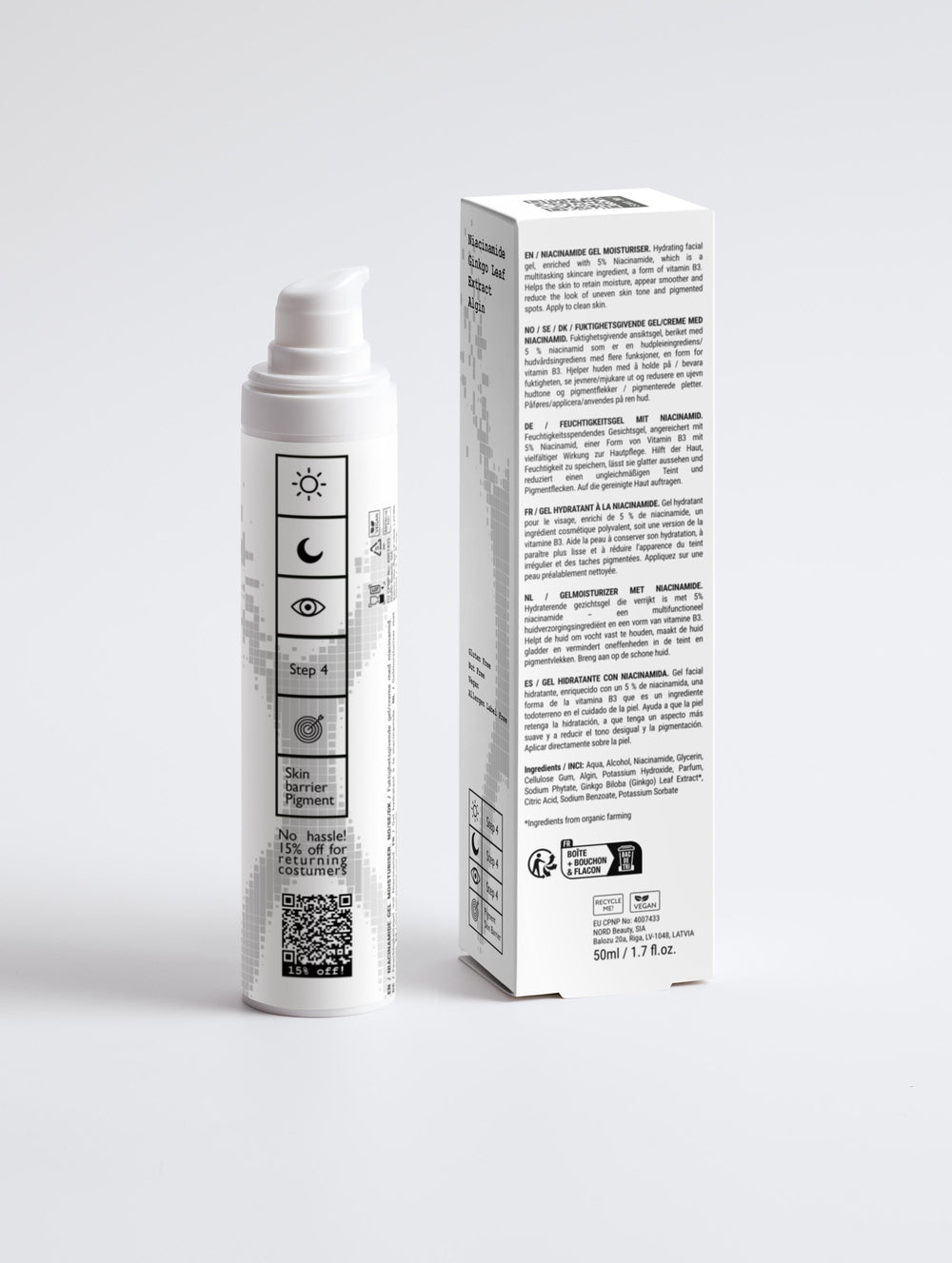 Step 4-Niacinamide Gel Moisturiser 5% Niacinamide