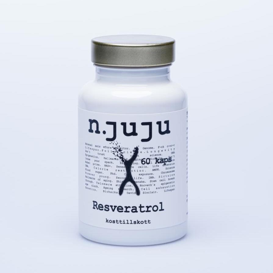 01. Resveratrol 250 mg. 60 kapslar